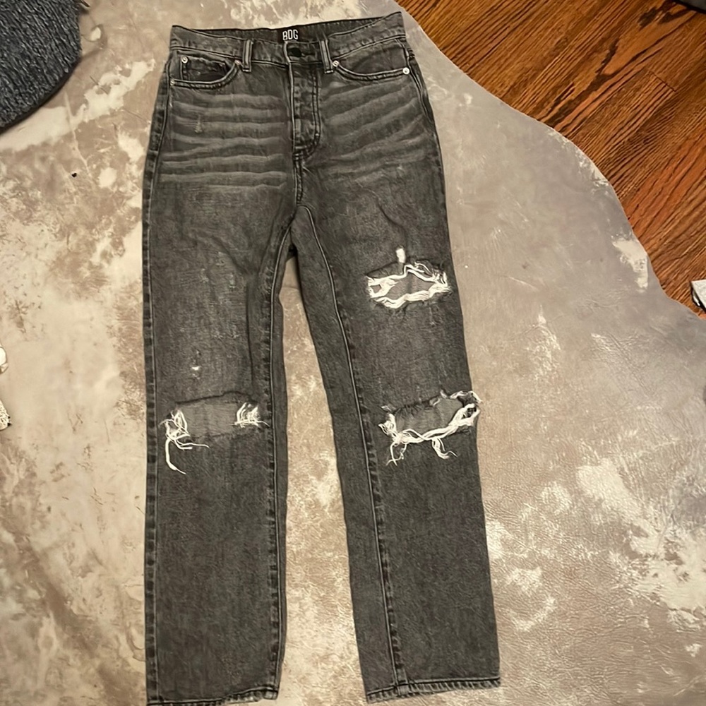 Urban Outfitters BDG Black Ripped Comfortable Jeans